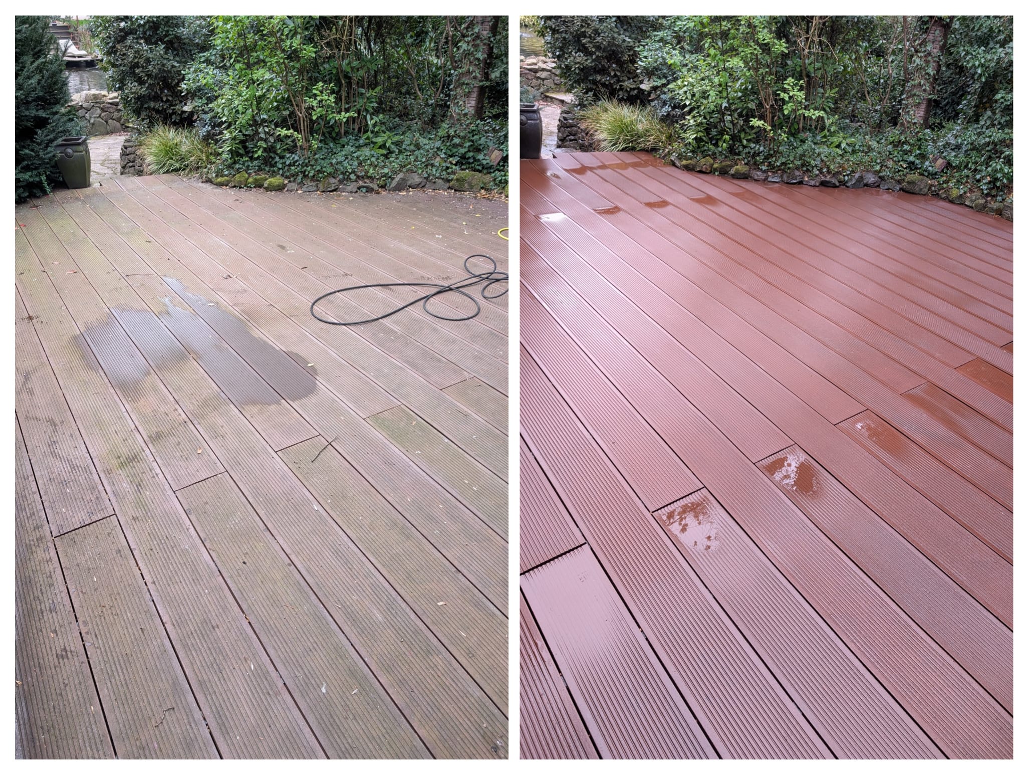 Terrassenreinigung durch Haus und Herz